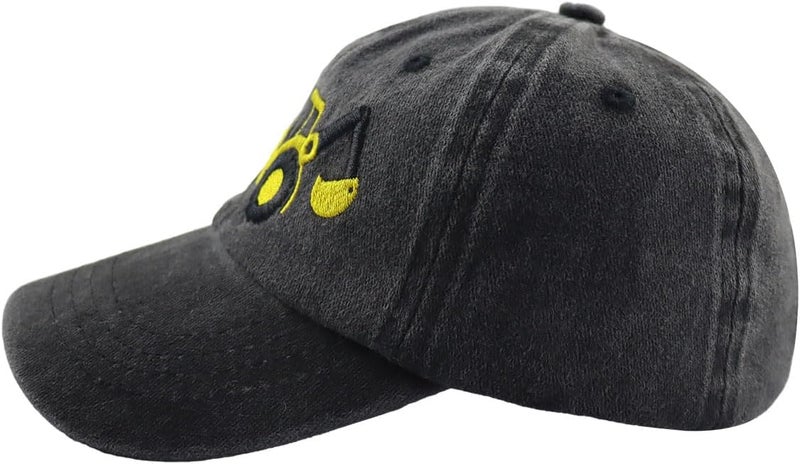 Vxchkerm Construction Site Vehicles Hats, Adjustable Vintage Embroidered Baseball Cap - Image 3